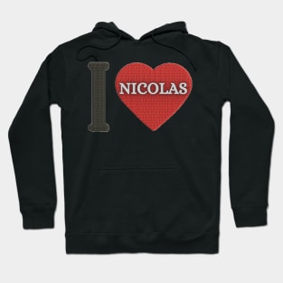 I LOVE NICOLAS Hoodie